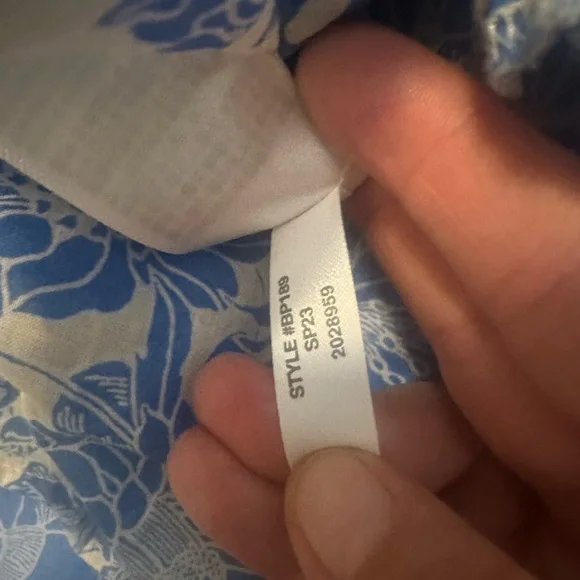 J. Crew  Halter Cross-back Cotton Voile Cover-up Dress In Blue Floral Size M - Picture 7 of 7